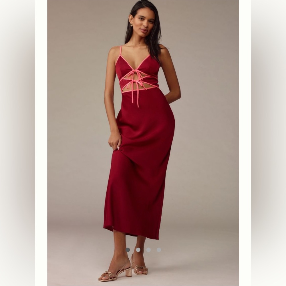 MISHA Ramira Tie-Front Dress